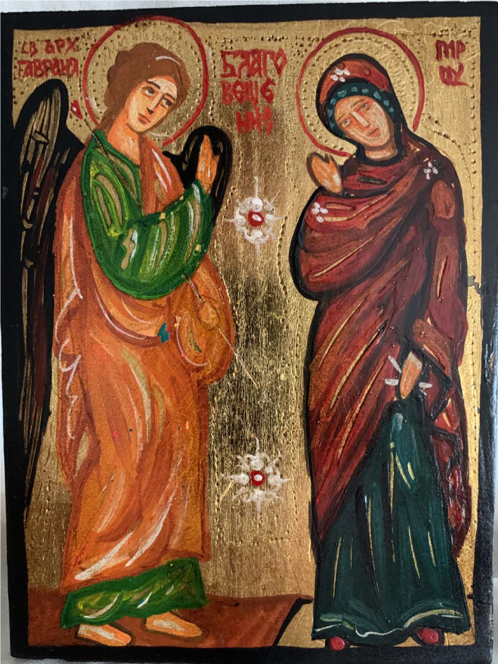 90. Annunciation Buzanitine style